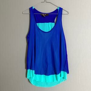 Sweet Pea sz S blue tank top‎